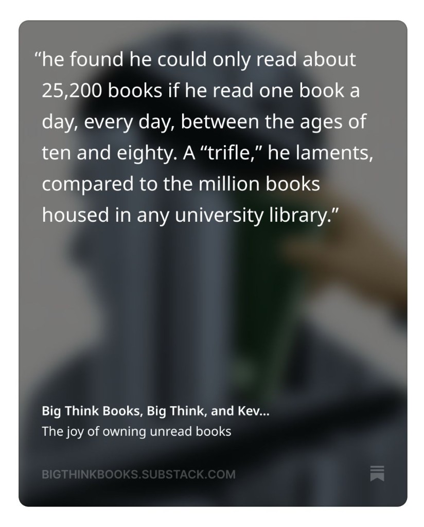 The joy of owning unread books — tsundoku
